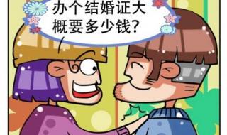 办结婚证需要多少钱